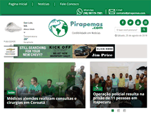 Tablet Screenshot of pirapemas.com